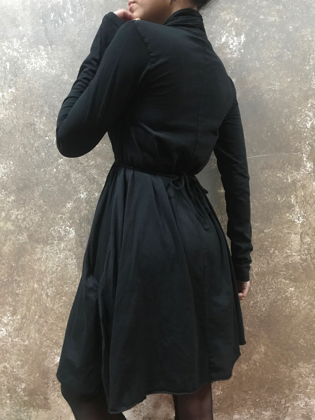 Tough Luv Black Long Sleeve Goddess Dress