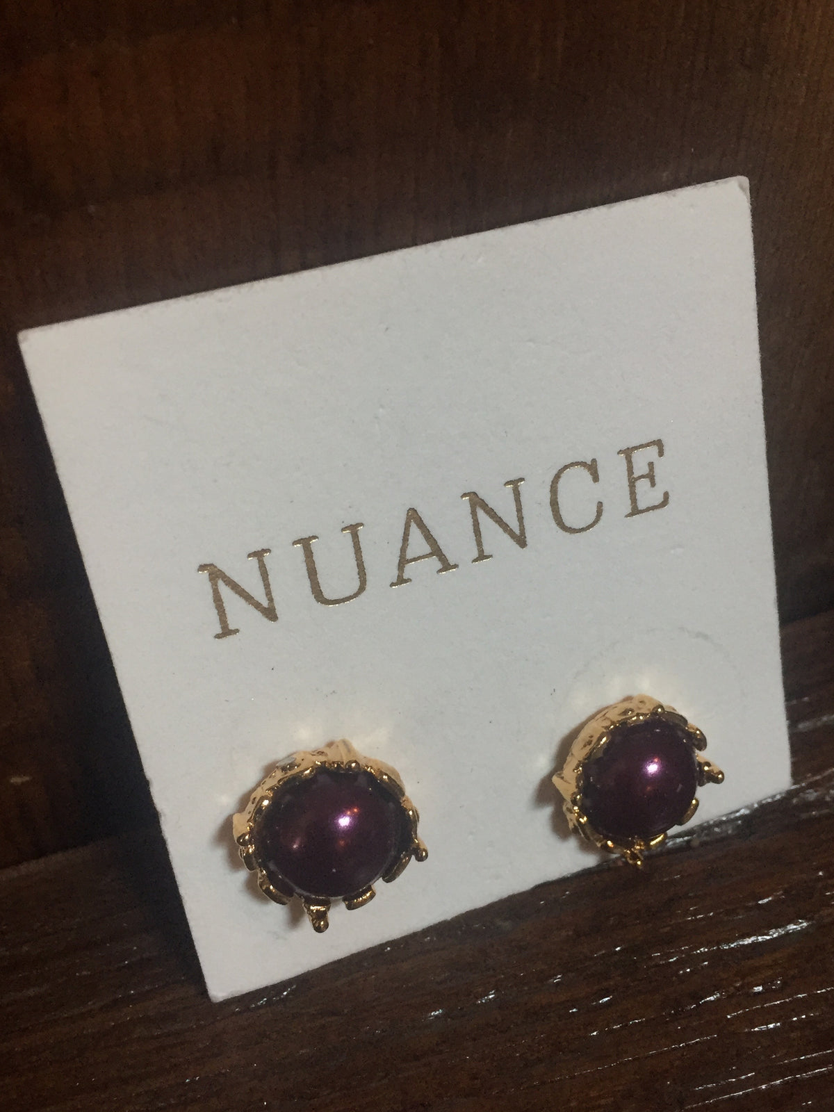 Nuance Baroque Gemstone Posts {More Colors Available}