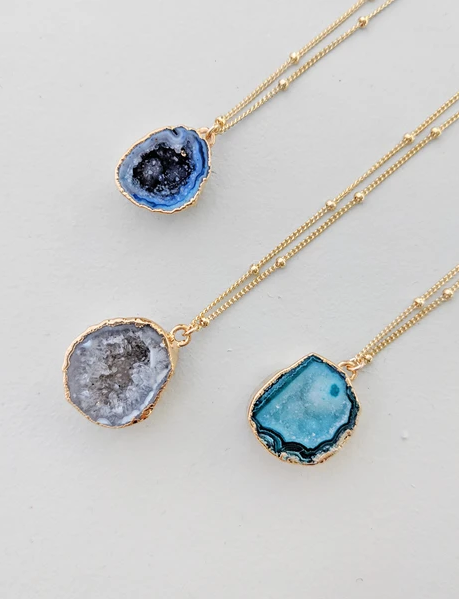 Nuance Geode Cave Necklace | MORE COLOR OPTIONS |