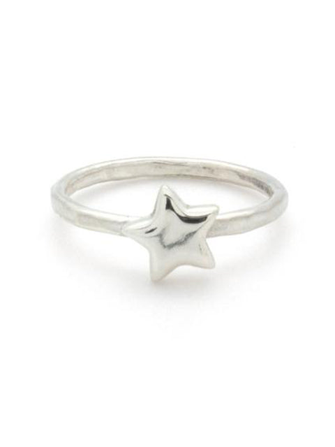 Hiouchi Star Stacker Ring Silver
