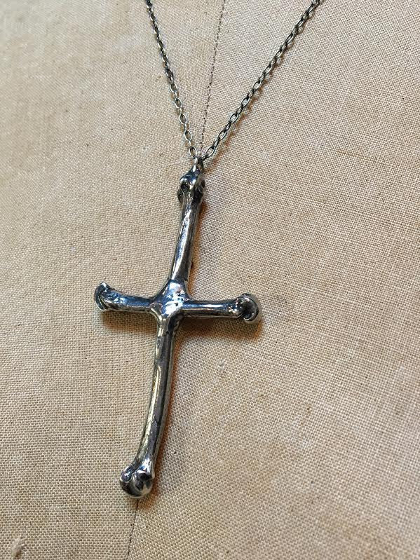Hellhound Jewelry Unholy Cross Necklace